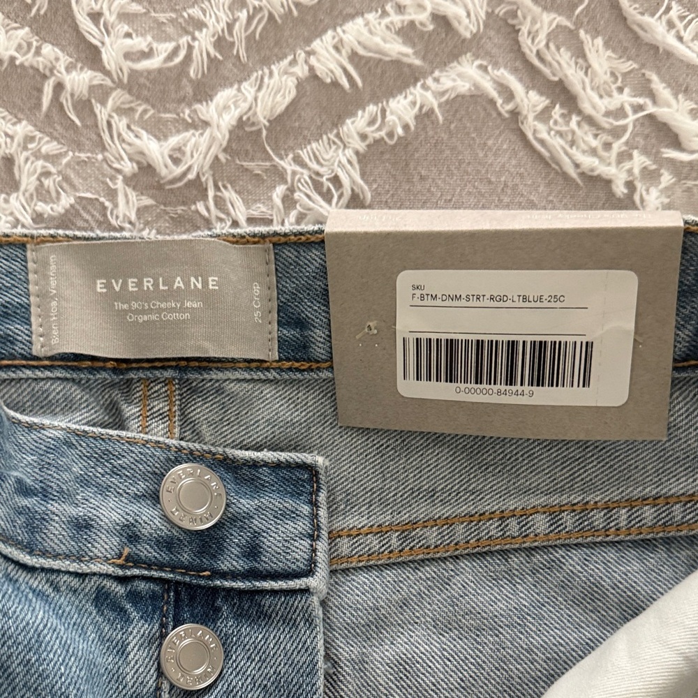Everlane Women's Blue Jeans 90s Cheeky